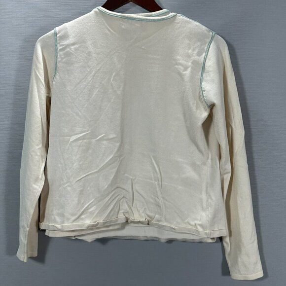 Garfield & Marks Twin Set Sweater Womens Medium Petite Cardigan and Tank Top Set - Picture 5 of 6